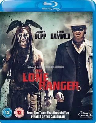 The Lone Ranger  (2013) Johnny Depp, Verbinski (DIR) cert 12  Blu-Ray Pre-Owned
