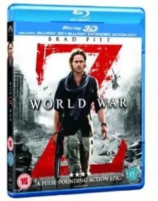 World War Z: Extended Action Cut  (2013) Brad Pitt, Forster (DIR) cert Blu-Ray Pre-Owned
