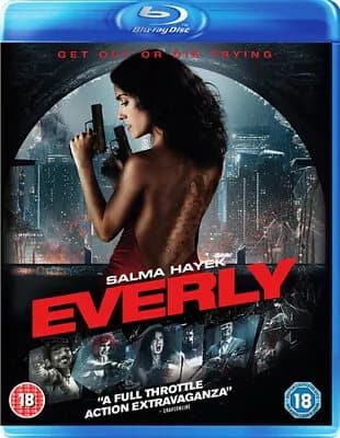 Everly (2015) Salma Hayek, Lynch (DIR) cert 18 Blu-Ray Pre-Owned