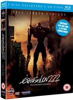 Evangelion 2.22 - You Can (Not) Advance  (2011) Hideaki Anno cert 15 2 Blu-Ray Pre-Owned