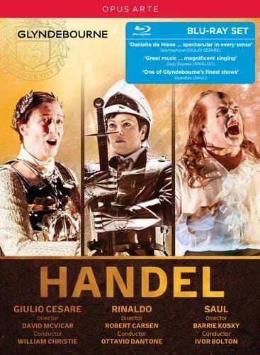 Handel: Glyndebourne (2017) David McVicar, Carsen (DIR) cert E 4 discs Blu-Ray Pre-Owned