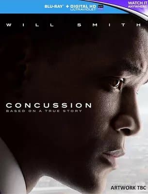 Concussion  (2016) Will Smith, Landesman (DIR) cert 12  Blu-Ray Pre-Owned