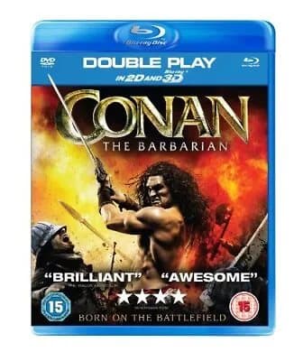 Conan the Barbarian  (2011) Jason Momoa, Nispel (DIR) cert 15 2 discs Blu-Ray Pre-Owned