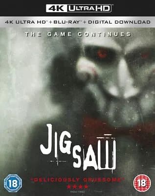 Jigsaw  (2018) Laura Vandervoort, Spierig (DIR) cert 18 2 discs Blu-Ray Pre-Owned