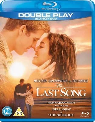 The Last Song  (2010) Miley Cyrus, Robinson (DIR) cert PG 2 discs Blu-Ray Pre-Owned