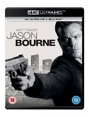 Jason Bourne  (2016) Matt Damon, Greengrass (DIR) cert 12 2 discs Blu-Ray Pre-Owned