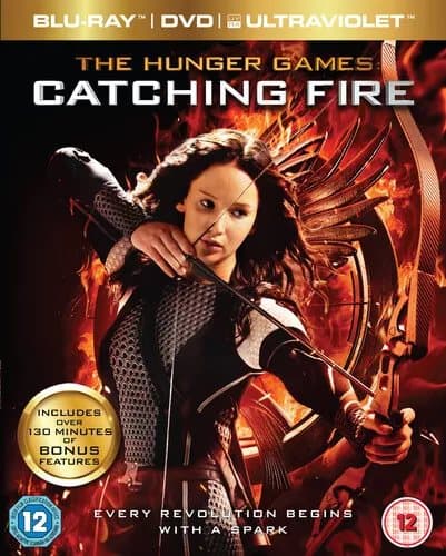 The Hunger Games: Catching Fire (2014) Jennifer Lawrence cert 12 2 Blu-Ray Pre-Owned