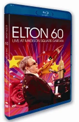 Elton John: Elton 60 - Live at Madison Square  (2008) Elton John cert E Blu-Ray Pre-Owned