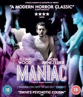 Maniac  (2013) Elijah Wood, Khalfoun (DIR) cert 18  Blu-Ray Pre-Owned