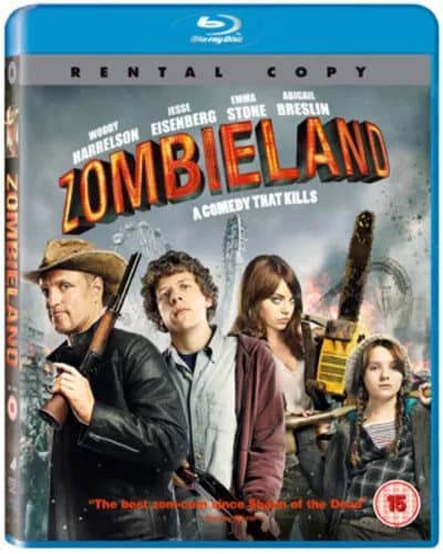 Zombieland DVD (2010) Woody Harrelson, Fleischer (DIR) cert 15 Blu-Ray Pre-Owned