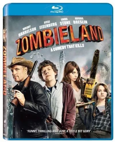 Zombieland (2010) Woody Harrelson, Fleischer (DIR) cert 15 Blu-Ray Pre-Owned