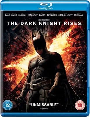 The Dark Knight Rises  (2012) Christian Bale, Nolan (DIR) cert 12 2 Blu-Ray Pre-Owned