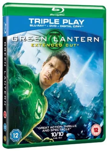Green Lantern  (2011) Ryan Reynolds, Campbell (DIR) cert 12 2 discs Blu-Ray Pre-Owned