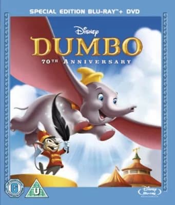 Dumbo  (2010) Ben Sharpsteen, Jackson (DIR) cert U 2 discs  Blu-Ray Pre-Owned
