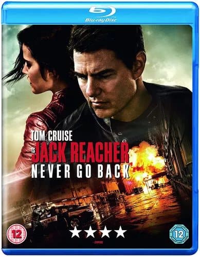 Jack Reacher - Never Go Back  (2017) Tom Cruise, Zwick (DIR) cert 12 Blu-Ray Pre-Owned