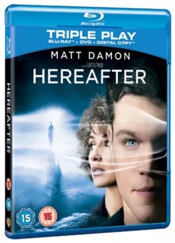 Hereafter (2011) Matt Damon, Eastwood (DIR) cert 15 2 discs Blu-Ray Pre-Owned