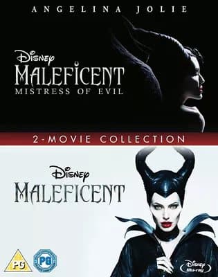 Maleficent: 2-movie Collection (2020) Angelina Jolie, Rønning (DIR) Blu-Ray Pre-Owned