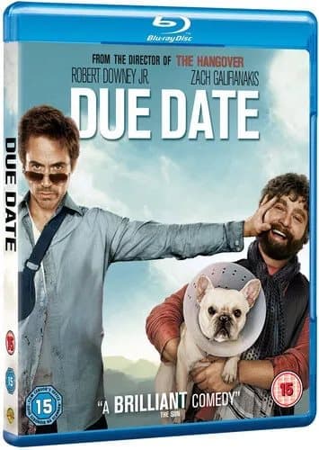 Due Date (2011) Zach Galifianakis, Phillips (DIR) cert 15 Blu-Ray Pre-Owned