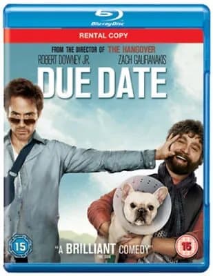 Due Date  (2011) Zach Galifianakis, Phillips (DIR) cert 15  Blu-Ray Pre-Owned