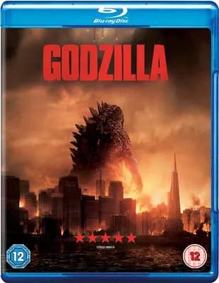 Godzilla (2014) Bryan Cranston, Edwards (DIR) cert 12 Blu-Ray Pre-Owned