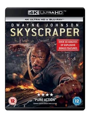 Skyscraper (2018) Dwayne Johnson, Marshall Thurber (DIR) cert 12 2 Blu-Ray Pre-Owned