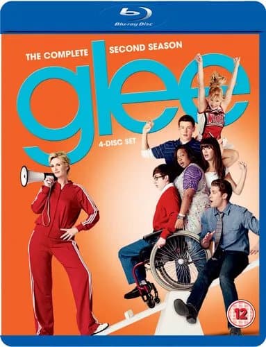 Glee: The Complete Second Season (2011) Dianna Agron cert 12 4 discs Blu-Ray Pre-Owned