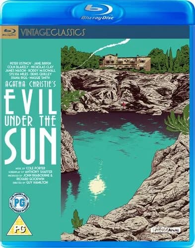 Evil Under the Sun  (2017) Peter Ustinov, Hamilton (DIR) cert PG Blu-Ray Pre-Owned