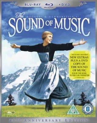 The Sound of Music  (2010) Julie Andrews, Wise (DIR) cert U  Blu-Ray Pre-Owned