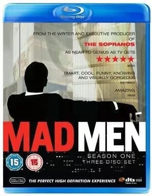 Mad Men: Season 1  (2009) Jon Hamm cert 15 3 discs  Blu-Ray Pre-Owned