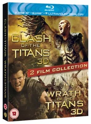 Clash of the Titans/Wrath of the Titans  (2012) Sam Worthington, Blu-Ray Pre-Owned