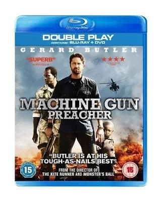 Machine Gun Preacher (2012) Gerard Butler, Forster (DIR) cert 15 2 Blu-Ray Pre-Owned