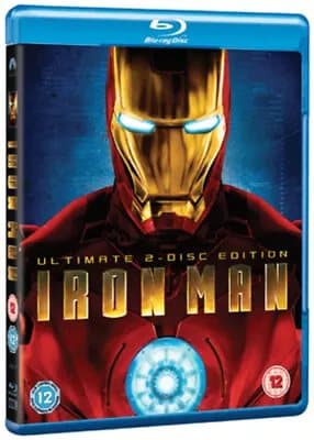 Iron Man  (2008) Robert Downey Jr., Pevney (DIR) cert 12 2 discs Blu-Ray Pre-Owned
