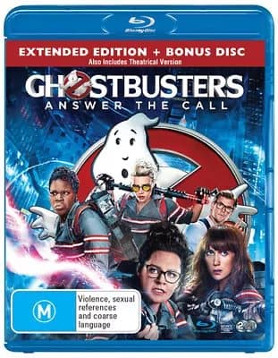 Ghostbusters  (2016) Chris Hemsworth, Feig (DIR) 2 discs  Blu-Ray Pre-Owned