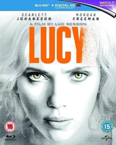 Lucy  (2015) Scarlett Johansson, Besson (DIR) cert 15  Blu-Ray Pre-Owned