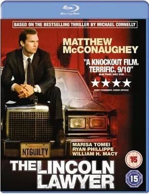 The Lincoln Lawyer  (2011) Matthew McConaughey, Furman (DIR) cert 15 Blu-Ray Pre-Owned