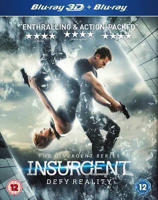 Insurgent  (2015) Shailene Woodley, Schwentke (DIR) cert 12 2 discs Blu-Ray Pre-Owned