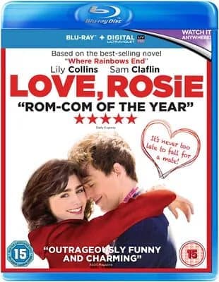 Love, Rosie  (2015) Lily Collins, Ditter (DIR) cert 15  Blu-Ray Pre-Owned