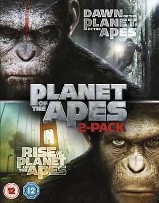 Rise of the Planet of the Apes/Dawn of the Planet of the Apes (2014) Blu-Ray Pre-Owned