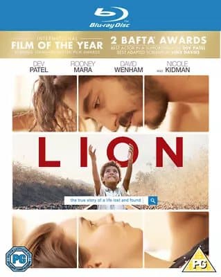 Lion  (2017) Rooney Mara, Davis (DIR) cert PG  Blu-Ray Pre-Owned