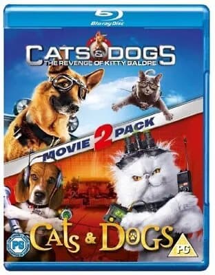 Cats and Dogs/Cats and Dogs: The Revenge of Kitty Galore  (2010) Blu-Ray Pre-Owned