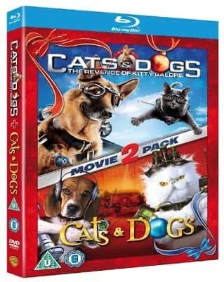 Cats and Dogs/Cats and Dogs: The Revenge of Kitty Galore (2010) Blu-Ray Pre-Owned
