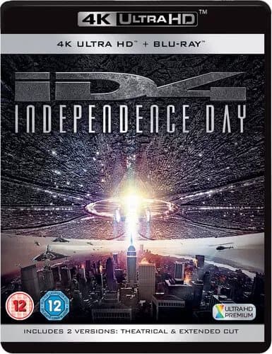 Independence Day: Theatrical and Extended Cut  (2016) Will Smith, Blu-Ray Pre-Owned