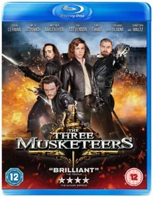The Three Musketeers  (2012) Juno Temple, Anderson (DIR) cert 12 Blu-Ray Pre-Owned