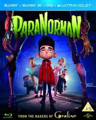 ParaNorman  (2013) Chris Butler, Fell (DIR) cert PG 3 discs  Blu-Ray Pre-Owned
