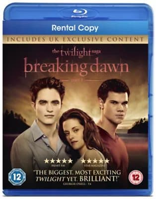The Twilight Saga: Breaking Dawn - Part 1  (2012) Kristen Stewart, Blu-Ray Pre-Owned