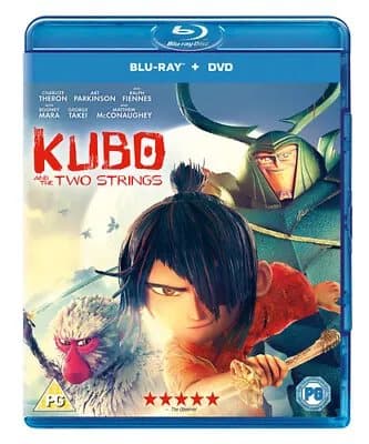 Kubo and the Two Strings  (2017) Travis Knight cert PG 2 discs Blu-Ray Pre-Owned