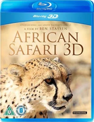 African Safari 3D  (2014) Ben Stassen cert U  Blu-Ray Pre-Owned