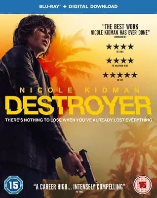 Destroyer  (2019) Nicole Kidman, Kusama (DIR) cert 15  Blu-Ray Pre-Owned