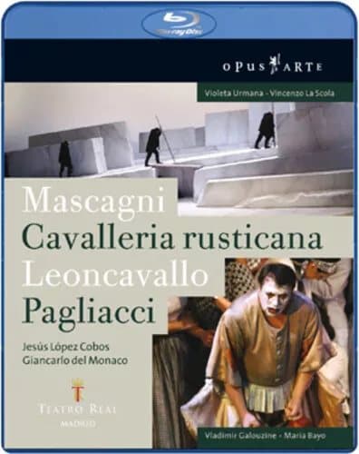 Cavalleria Rusticana/Pagliacci: Teatro Real, Madrid (Lopez Cobos)  Blu-Ray Pre-Owned