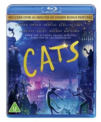 Cats  (2020) Judi Dench, Hooper (DIR) cert U  Blu-Ray Pre-Owned